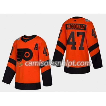 Camisola Philadelphia Flyers Andrew MacDonald 47 Adidas 2019 Stadium Series Authentic - Homem